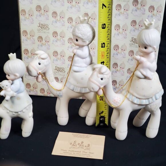 Precious Moments “They Followed the Star” Mini Nativity Addition (3 Camels, Porc - Picture 7 of 9